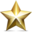 Golden star icon 32x32